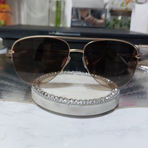 JCP Aviator Style Sunglasses Gold Elements SR0922 GLD JCP